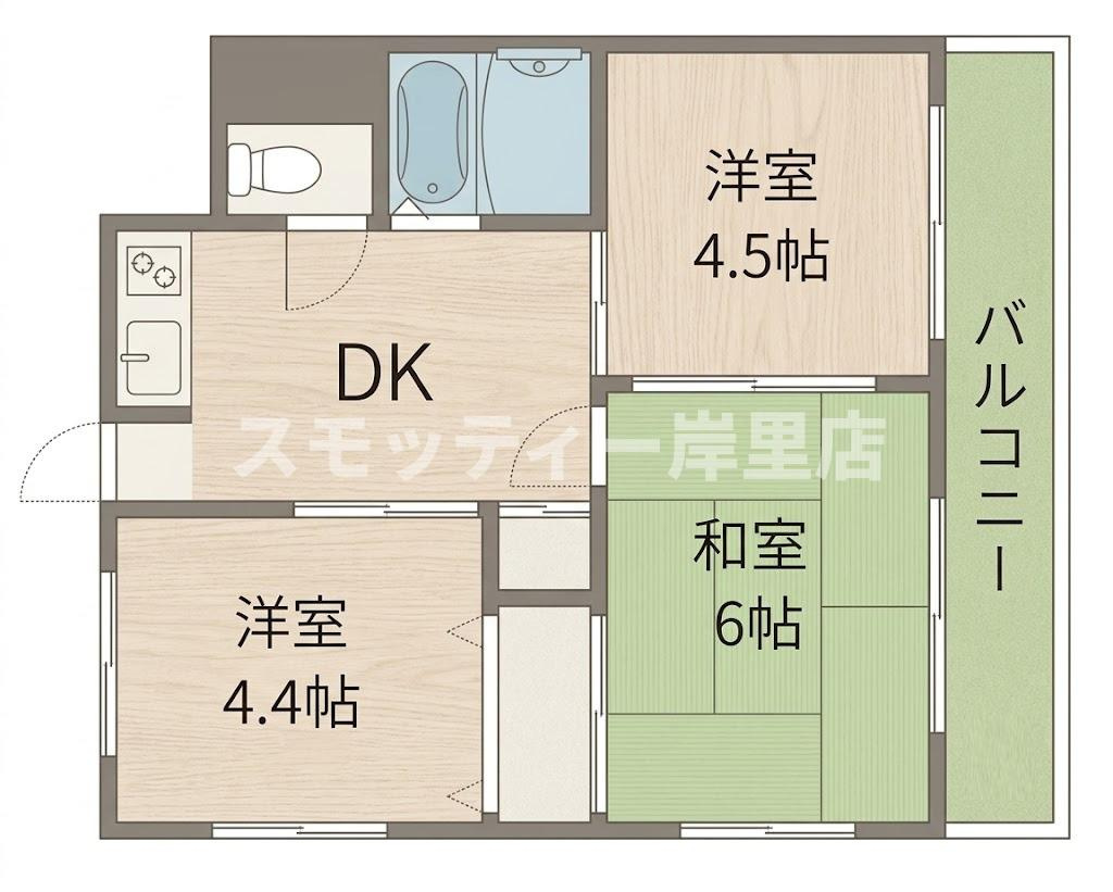 リアライズ玉出の間取り