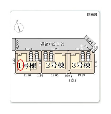 【区画図】 | リーブルガーデン三木市志染町中自由が丘７期 | 区画図
