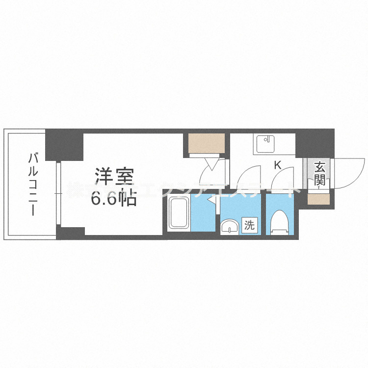 エスリード大阪上本町グリーズの間取り