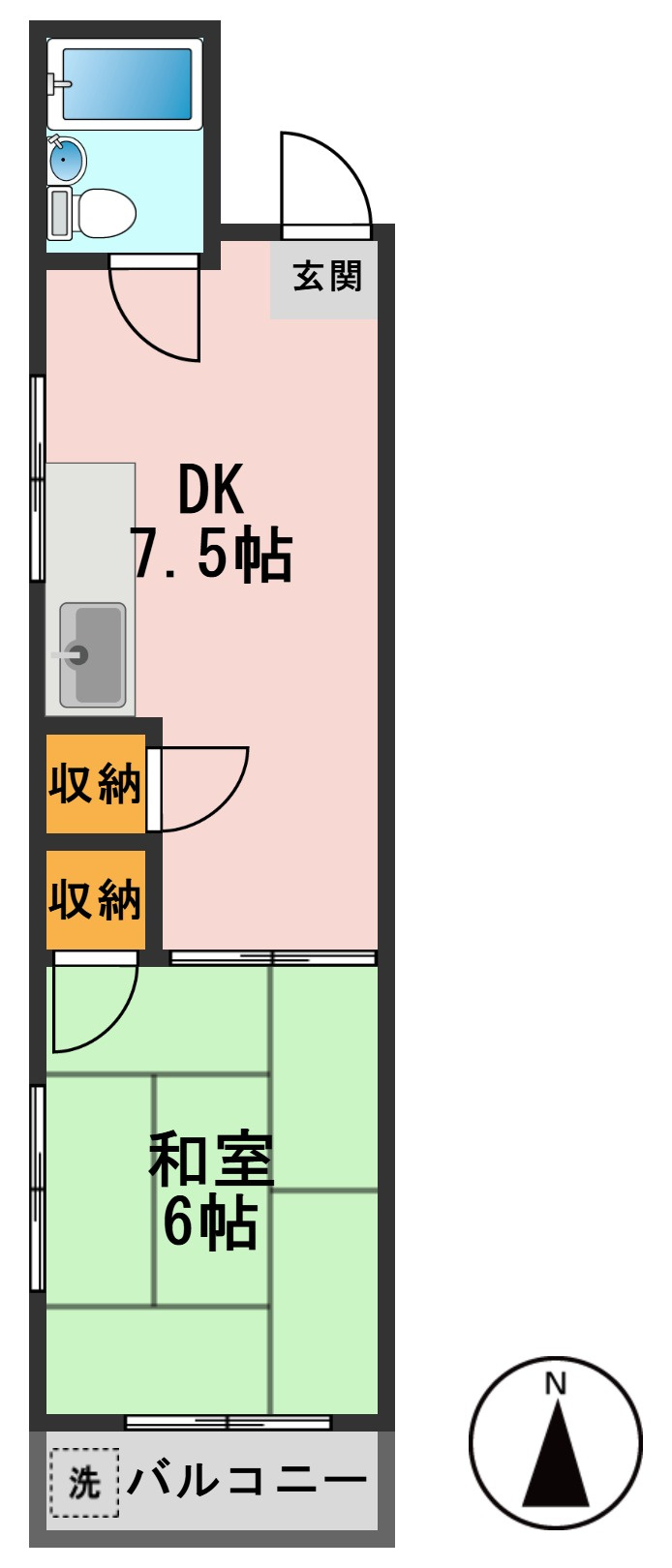 パークサイド柴又の間取り