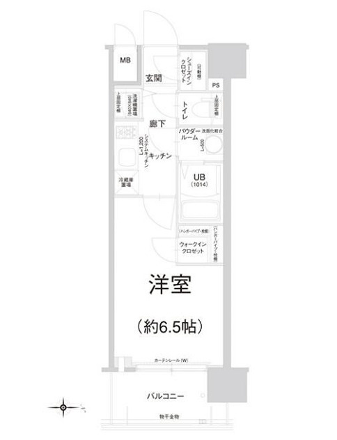 エスリード京都梅小路の間取り