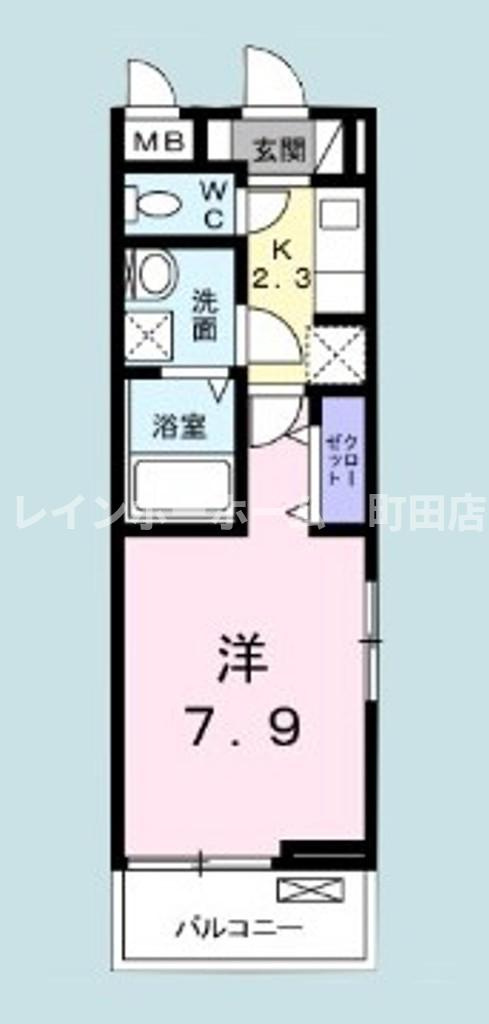 エクシード2※初期費用分割あと払いサービス利用可能物件の間取り