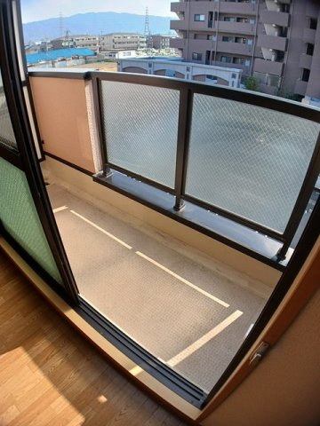 シャルム山本のバルコニー