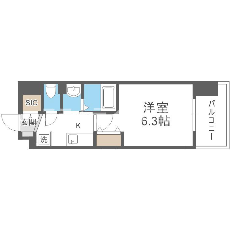 Luxe住吉公園の間取り