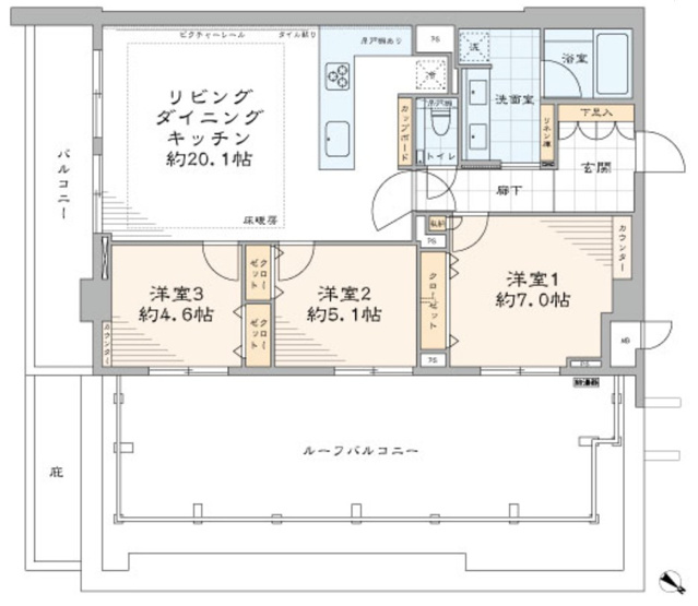 【間取り】 | 藤和シティホームズ代々木２