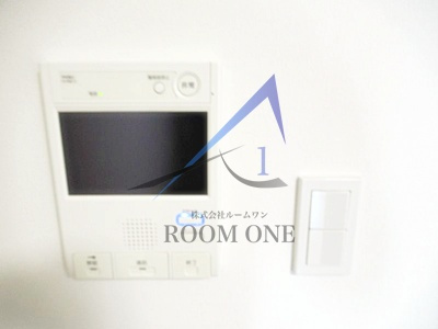 MAXIV scene 北千住 のセキュリティ|モニター付きインターホンです。