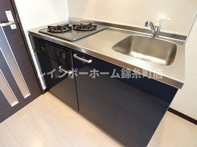 足立区千住４丁目の賃貸マンションのキッチン