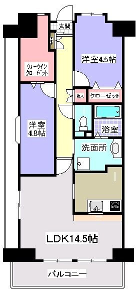 クエスタ柏の間取り