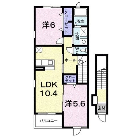 レジデンスすばるの間取り