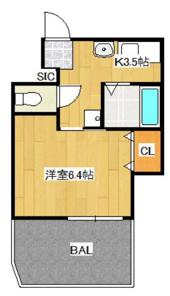 栗田マンションの間取り