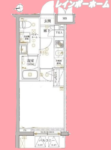 レアライズ立石の間取り
