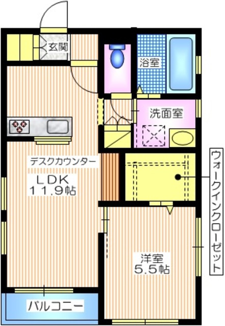 ラクスラス湘南辻堂の間取り