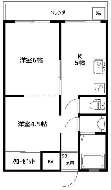 森マンションの間取り