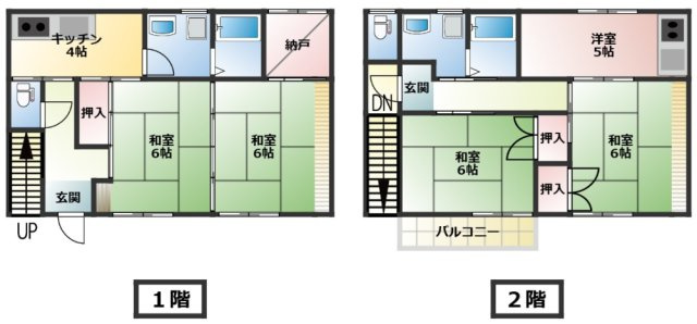 横浜東町戸建の間取り