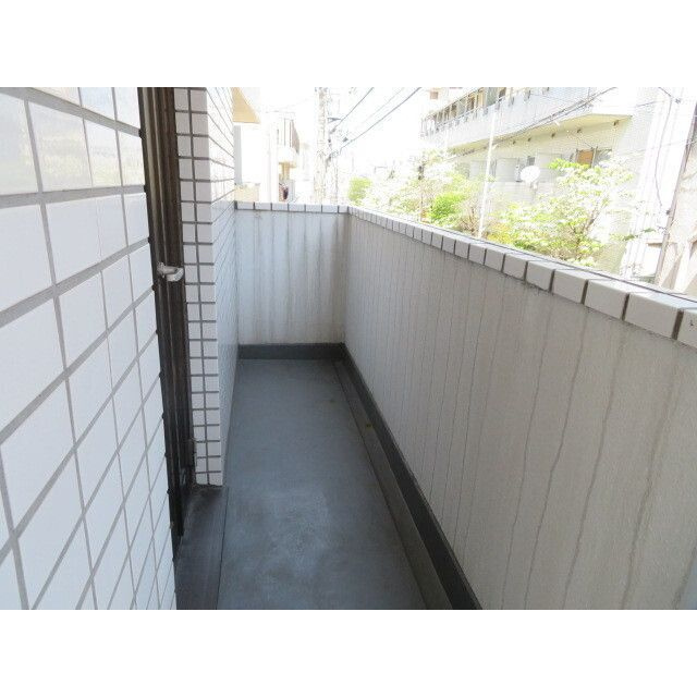 梅影ハイツのバルコニー