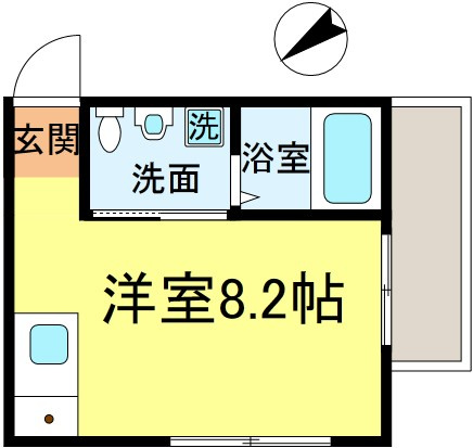 アパートメント新小岩B棟の間取り