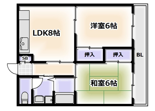 【間取り】 | パークメゾン中加賀屋