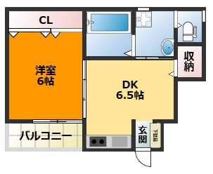 【間取り】 | プリッ2長瀬Ⅱ