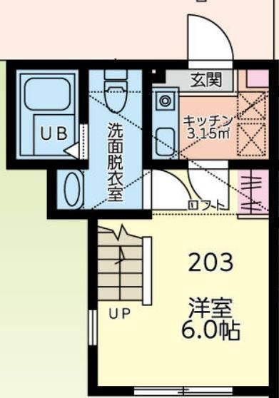 シティプライムよこはまの間取り