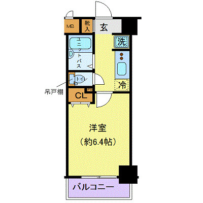 ラグジュアリーアパートメントデュオ神楽坂の間取り