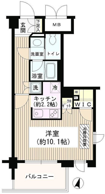アゼリアテラス新宿の間取り
