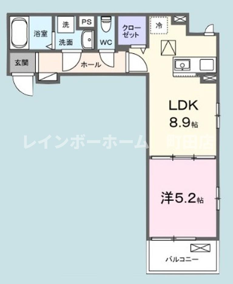 グラース※初期費用分割あと払いサービス利用可能物件の間取り