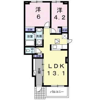 【間取り】 | サニーコートヴィラ　Ｄ