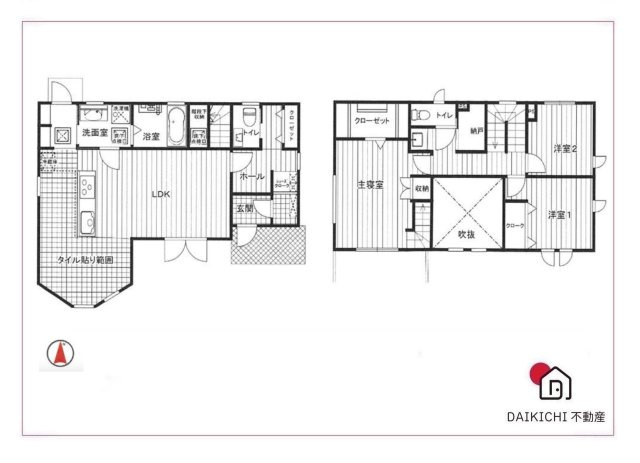 【間取り】 | 熊谷市末広3丁目　中古戸建