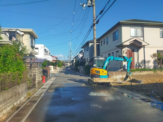【前面道路含む現地写真】 | 宇治市伊勢田町砂田　新築戸建