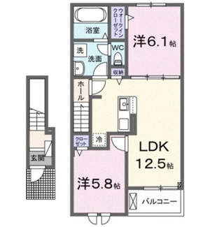 【間取り】 | ゾーナ・ヴェルデⅡ番館