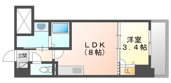 サーパスフォーシア大供の間取り