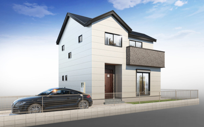 【外観パース】 | 厚木市妻田西１丁目　全４棟　新築住宅