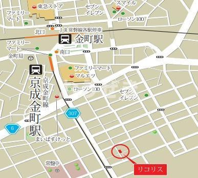 リコリスの地図