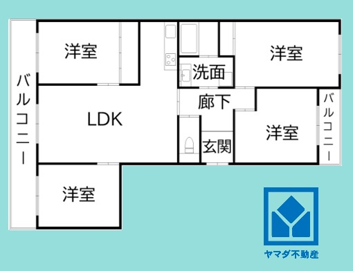イトーピア武庫川の間取り