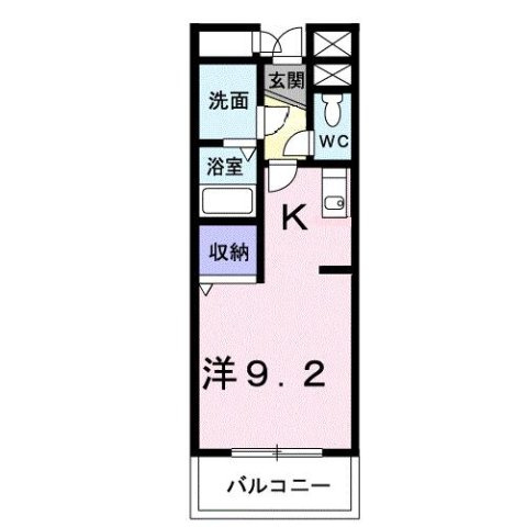 あすなろハウスⅡの間取り