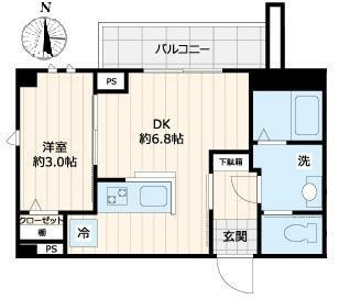 ディアコート住吉の間取り