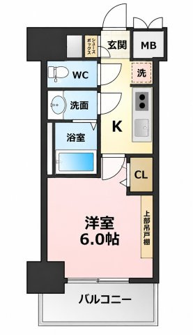 プレリス太閤通セルシアの間取り