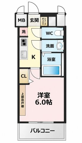 プレリス太閤通セルシアの間取り