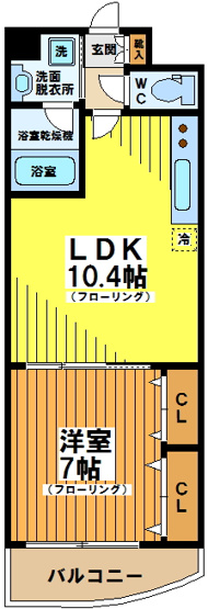 【間取り】 | ビーコンヒル東松原