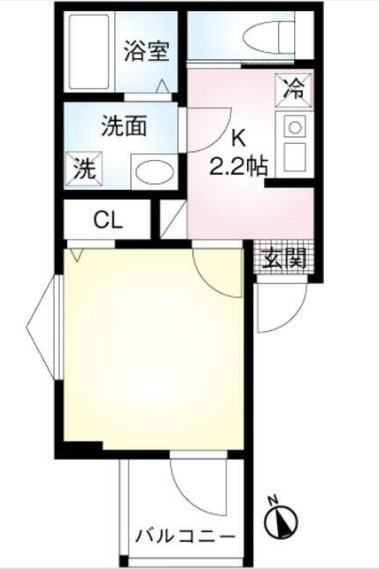 north　crestの間取り