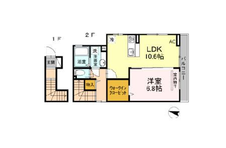 アビタシオン明大前の間取り