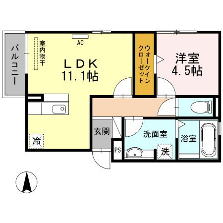 グレイスコートの間取り