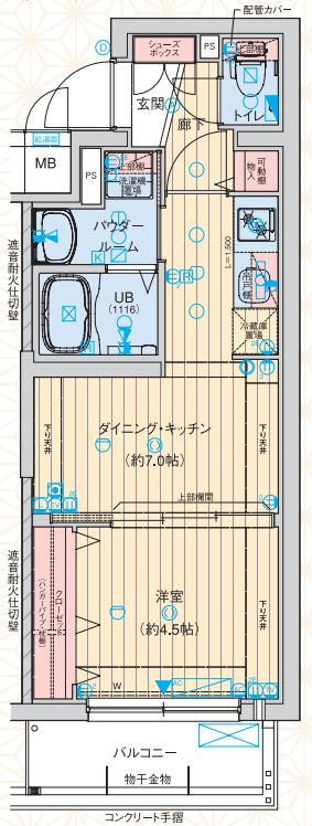 アドバンス京都エーデルの間取り