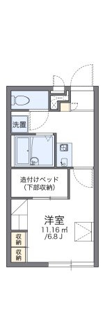 レオパレス山口駅前の間取り