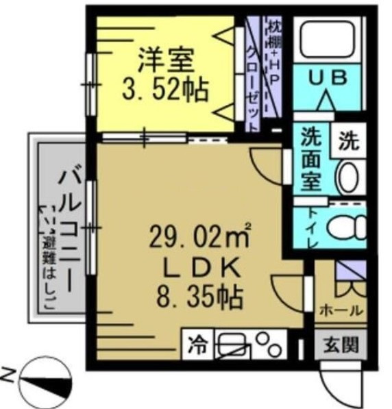 櫻の間取り