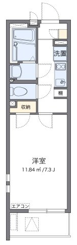 クレイノＳＯＬＵＴＩＯＮＳⅥの間取り|代表的な間取のため実際の間取とは異なる場合があります