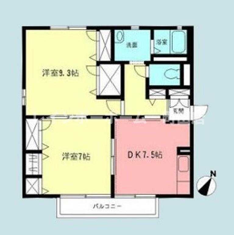 ドミールサガミ3※初期費用分割後払いサービス利用可能物件の間取り