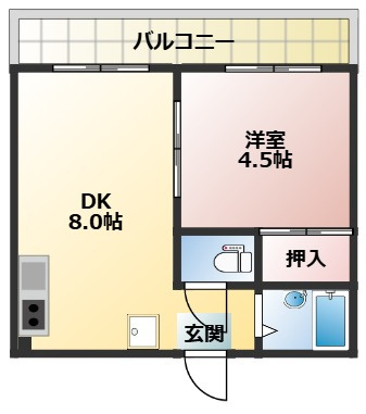富士ハイツの間取り|間取り