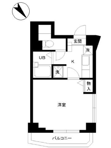 スカイコートヌーベル早稲田の間取り