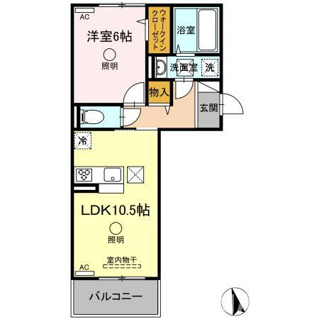 Forest Garden河尻の間取り